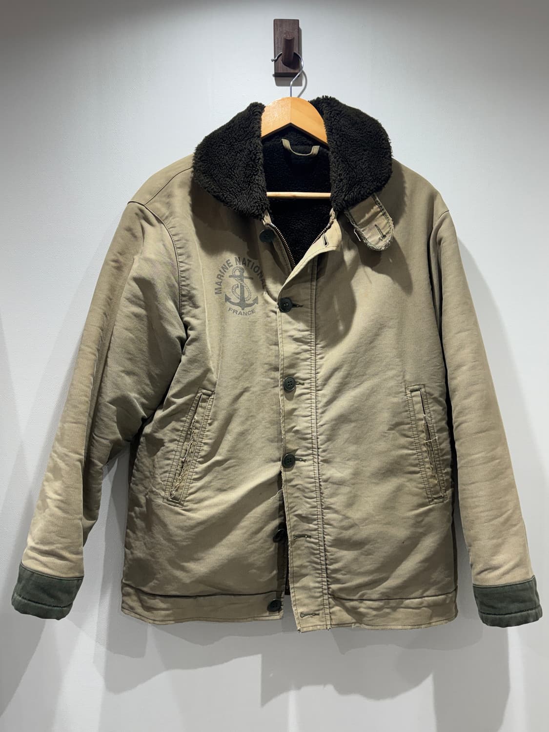 70-80s 오리지널 프랑스 해군 덱자켓 상품이미지1