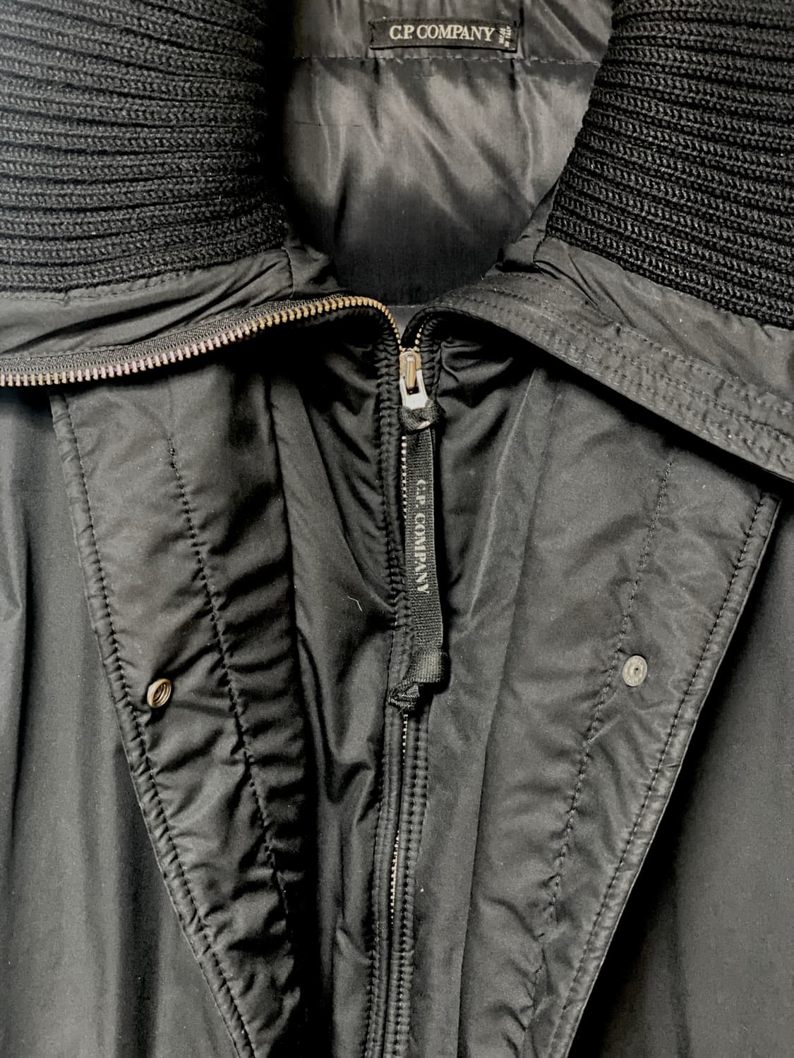  C.P. Company DONNA 여성용 거위털 블랙 패딩 55 상품이미지6