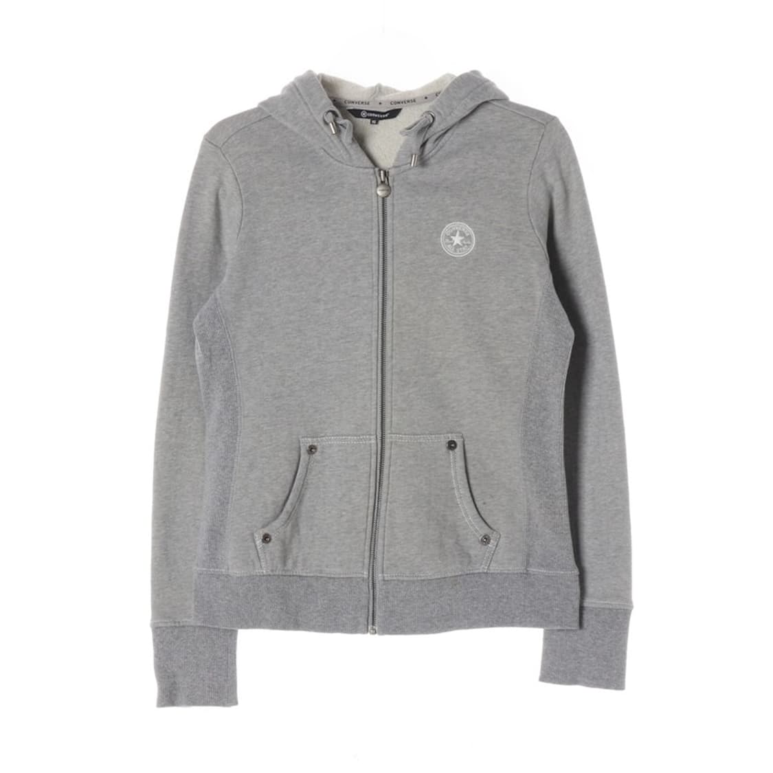 컨버스 오리지널 스니커즈 백프린팅 후드 집업 S 상품이미지1