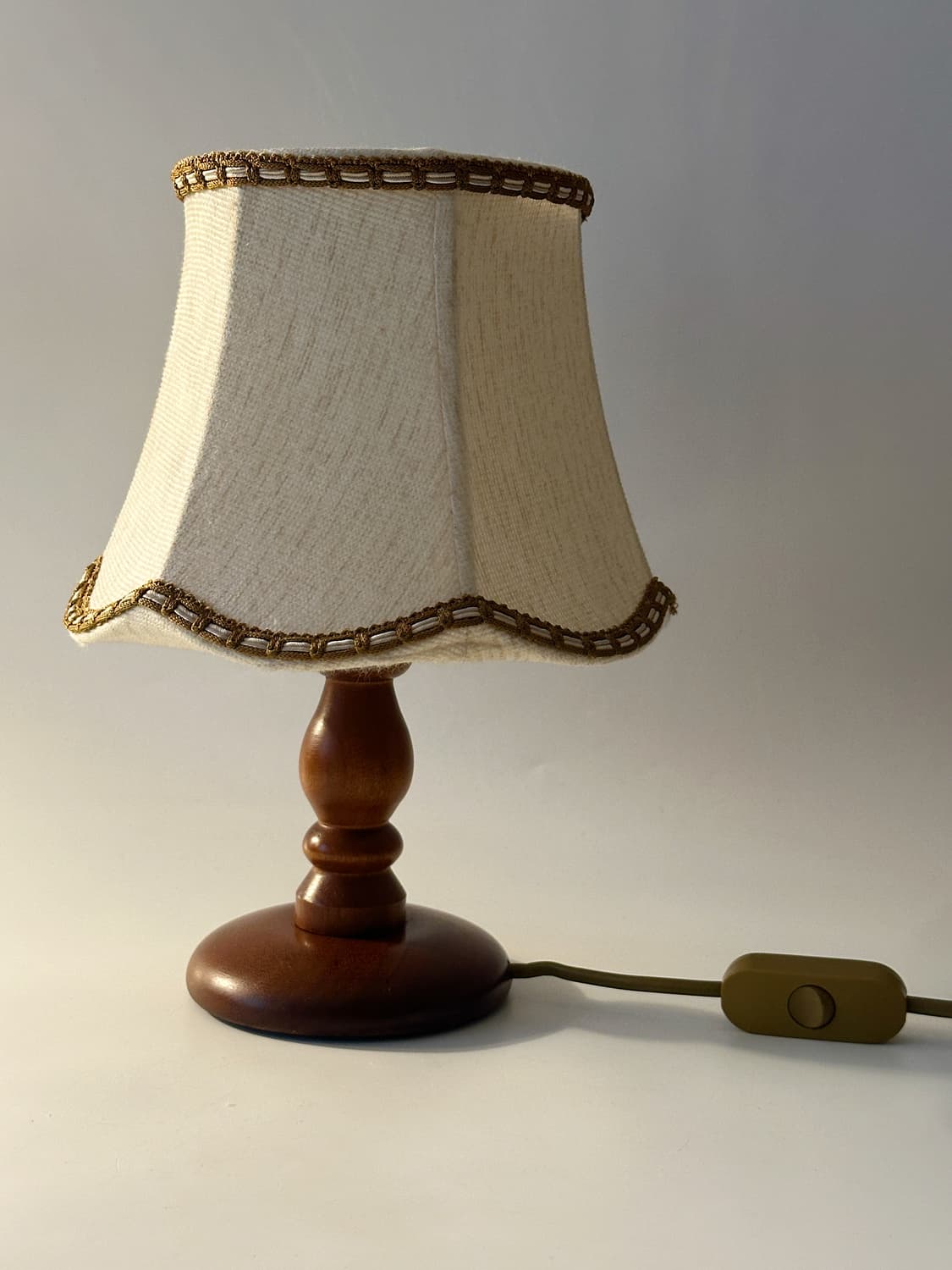 80‘s 독일 빈티지 테이블 페브릭 조명 레트로 앤틱 미드센츄리 스탠드 상품이미지3