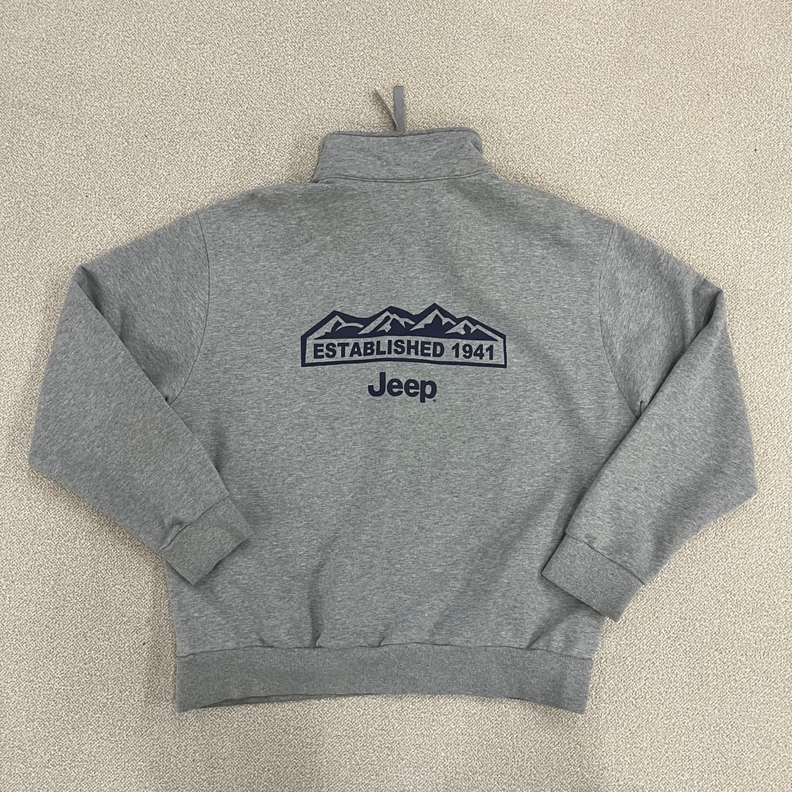 XL 지프 루즈핏 반집업 긴팔 맨투맨 0225M1 상품이미지4