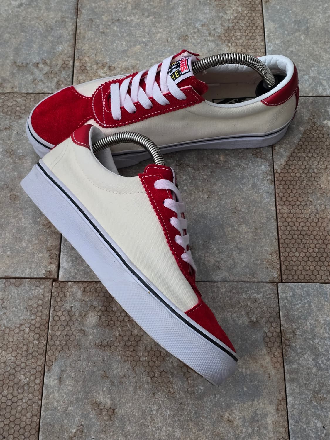 (240)반스 스포츠 레이싱 레드 크림  상품이미지4