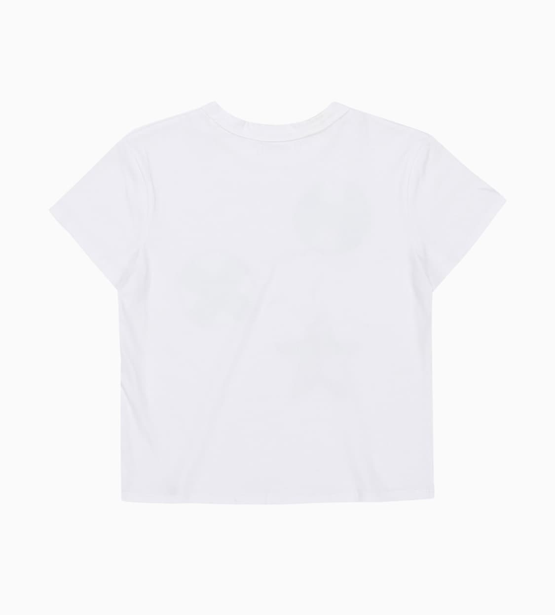 check patchy t-shirts, white 상품이미지2
