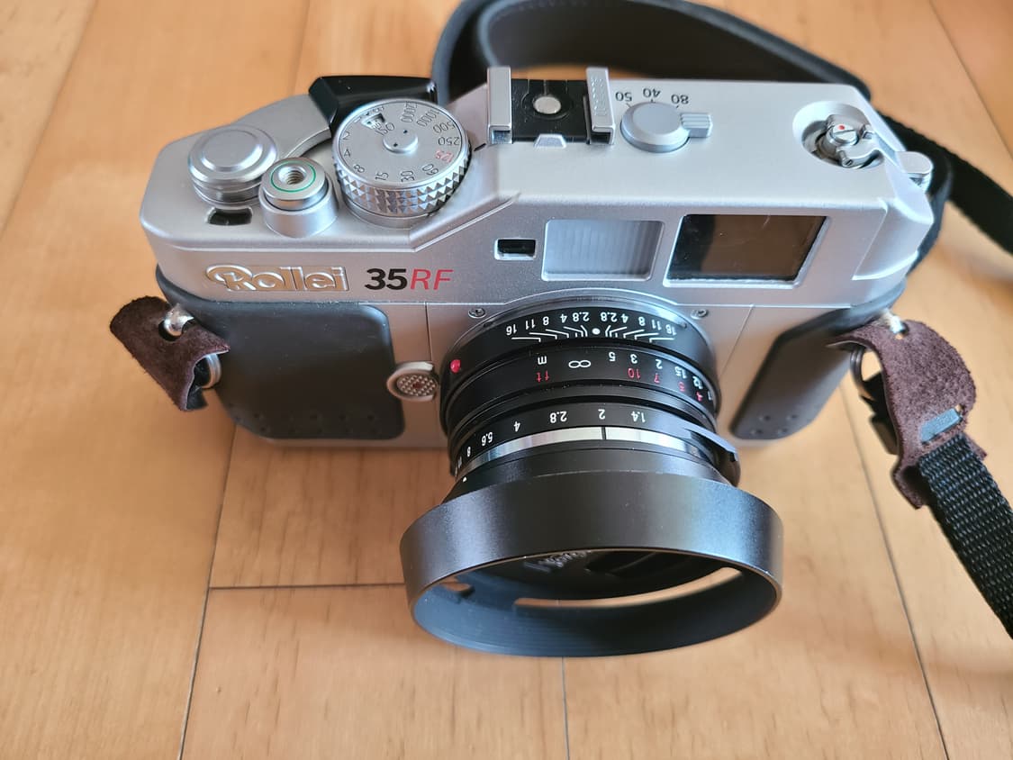 롤라이 35 RF 카메라 + 보이그랜더 40mm F1.4 렌즈 상품이미지8