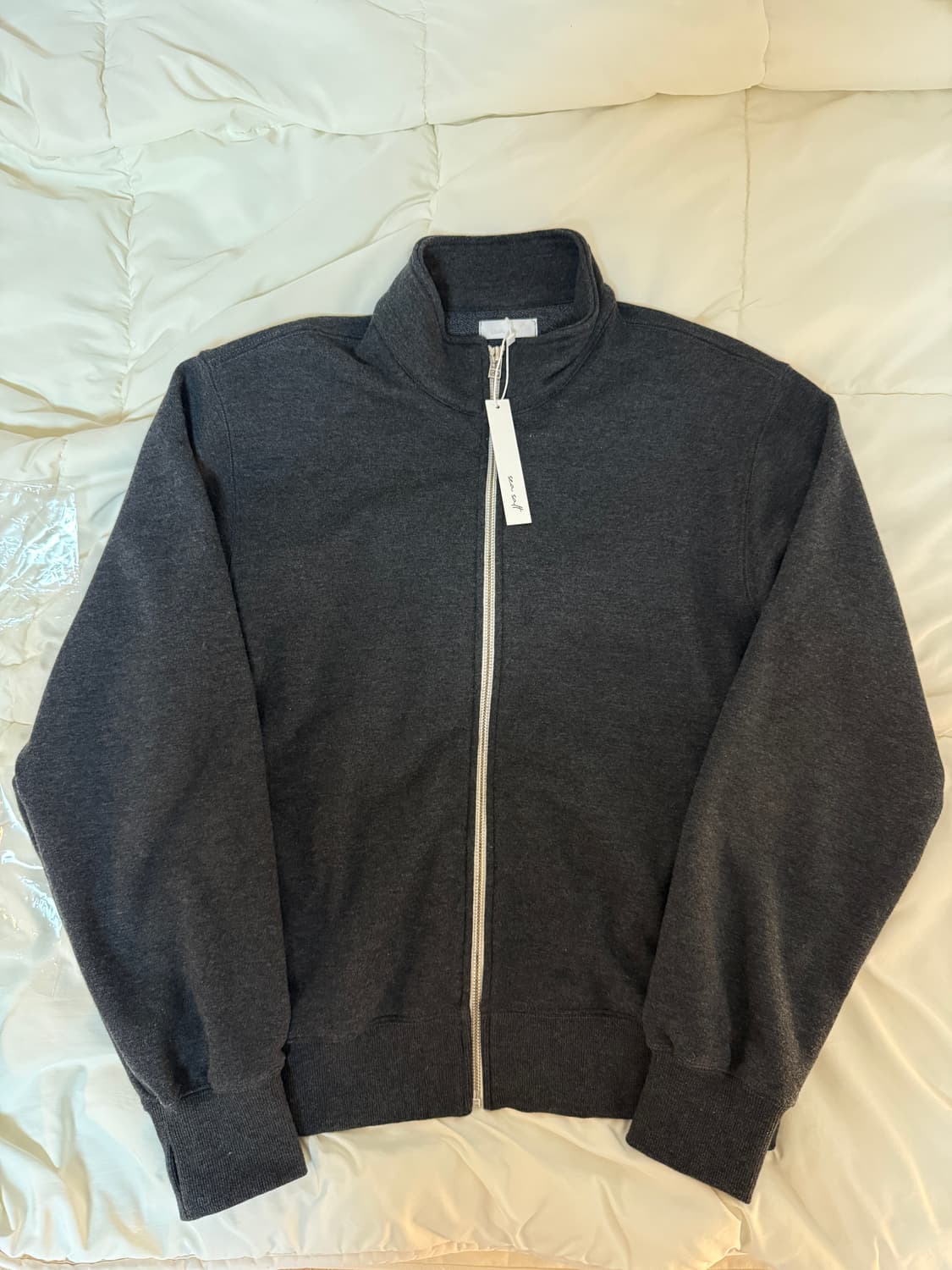[2]씨솔트 sweat zip-up jacket (chacoal) 집업 상품이미지2