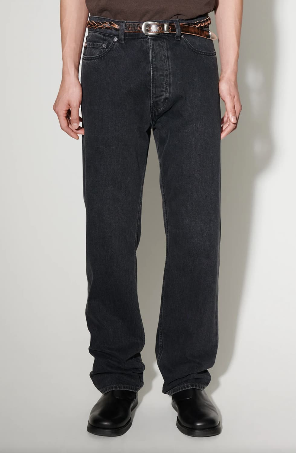 아워레가시 퍼스트컷 워시드 블랙 데님 상품이미지2