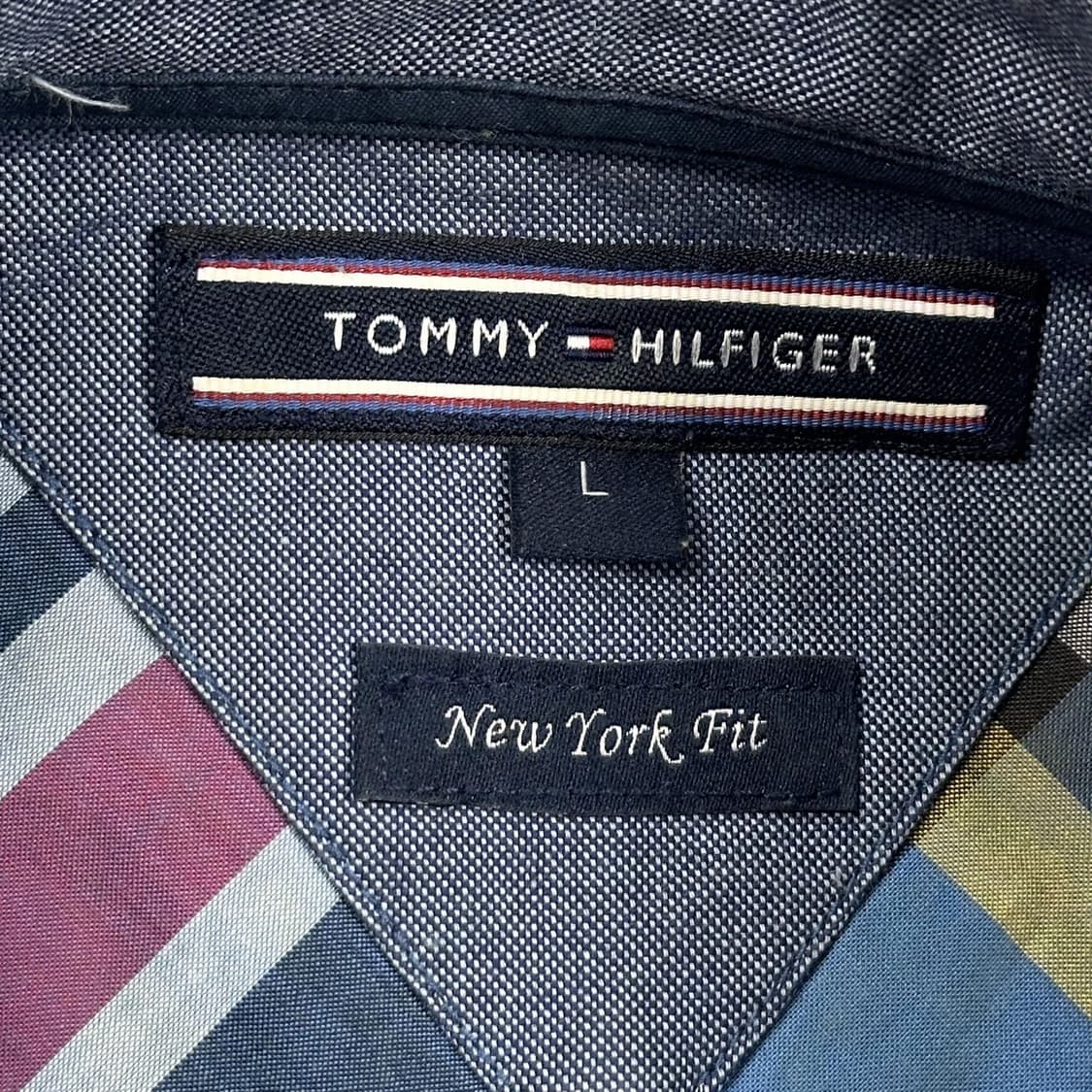 타미힐피거 플래그 뉴욕핏 체크셔츠 (L) 상품이미지5
