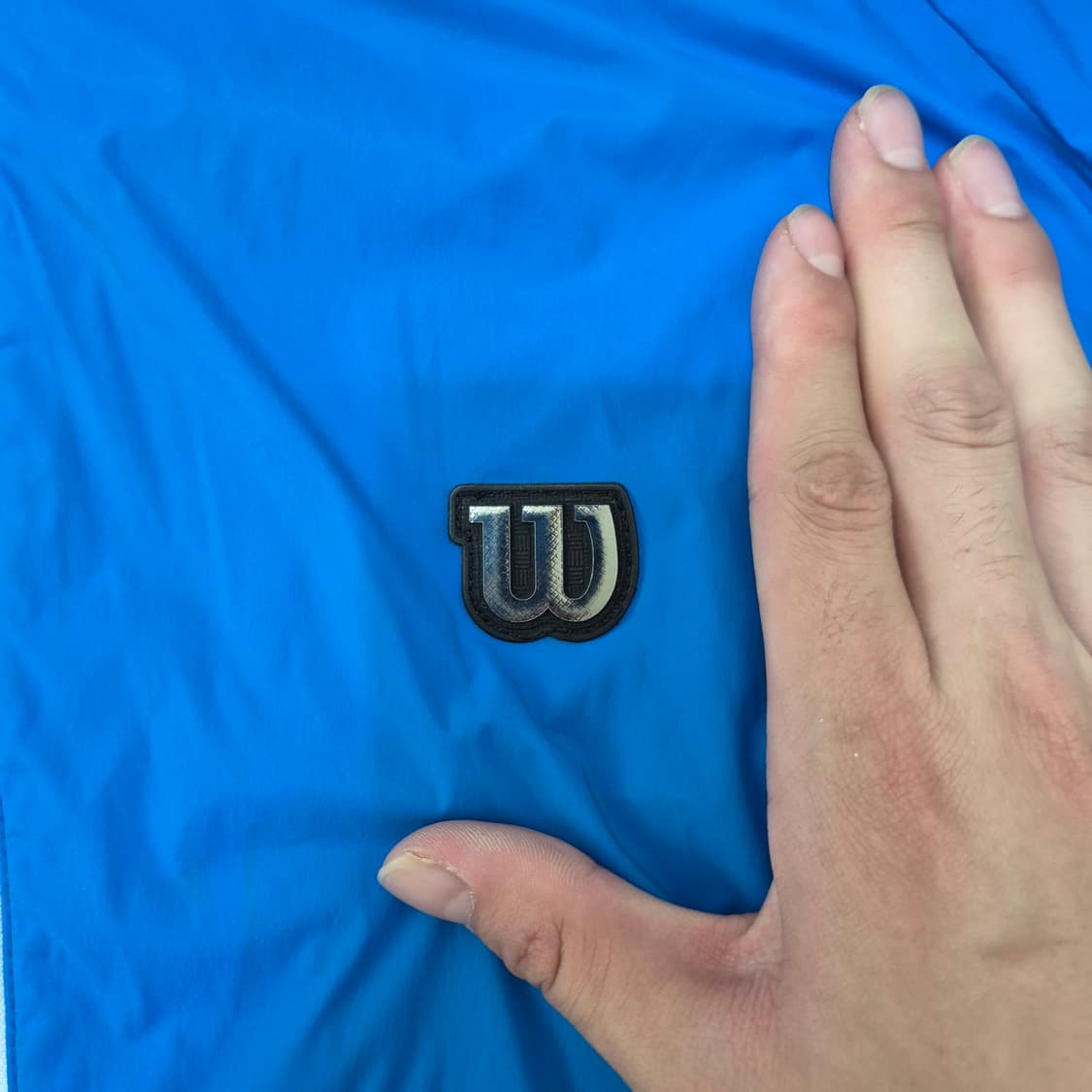 윌슨 와펜 로고 후드 바람막이 집업자켓 상품이미지5