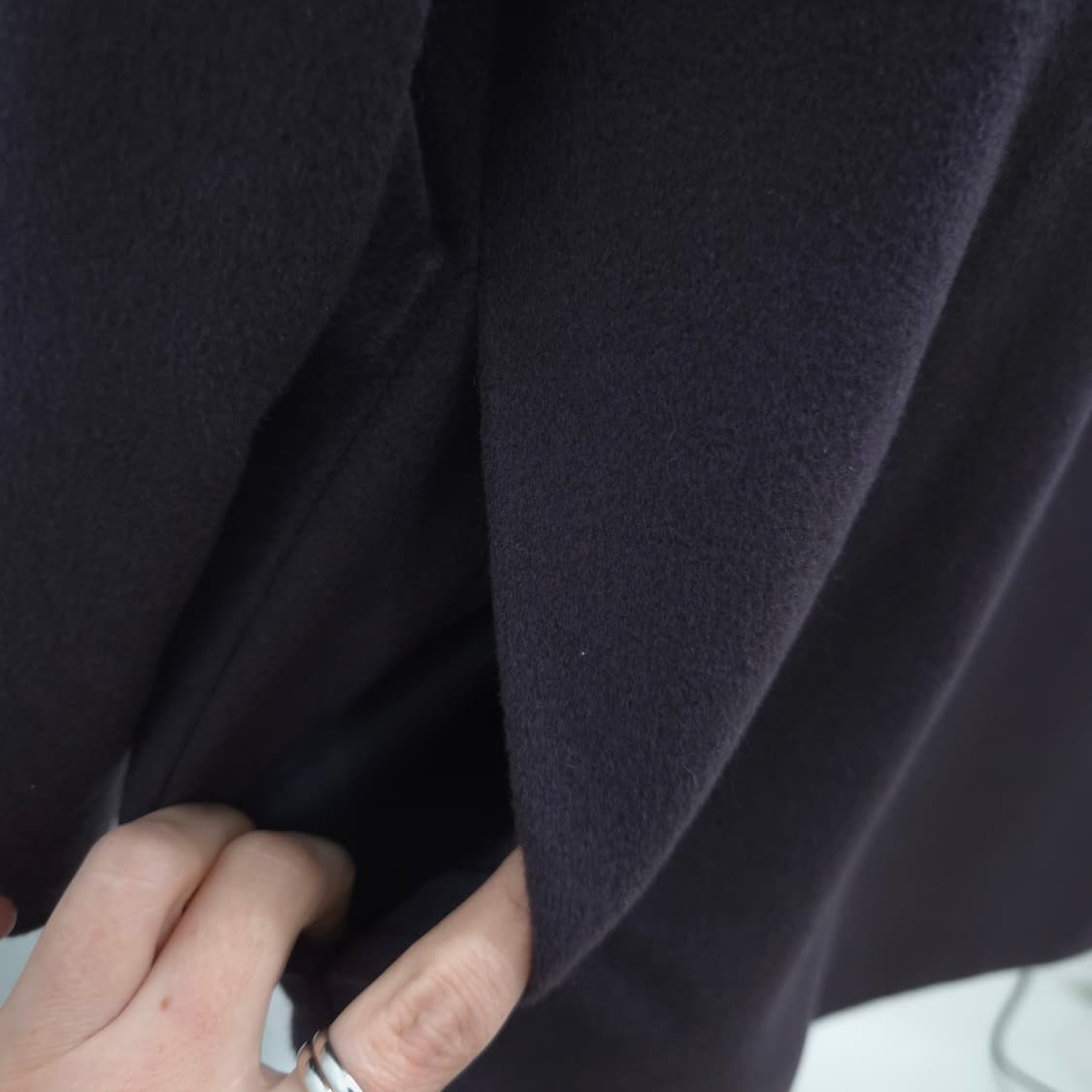 Leilian 캐시미어100 하이넥 클래식 코트 상품이미지7