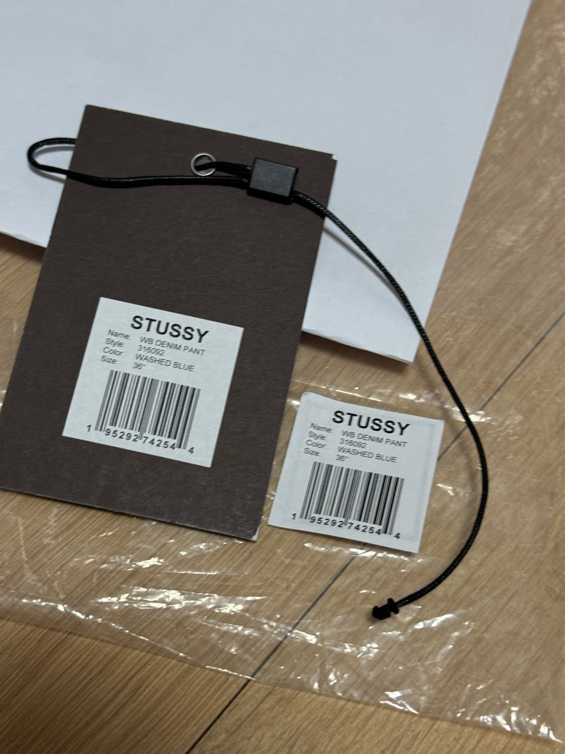 [36] 스투시 웨일즈보너 스터드 진 워시드 블루 상품이미지3