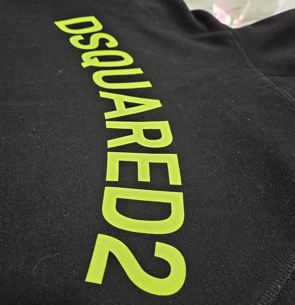 디스퀘어드 네온 로고 후드티 상품이미지4