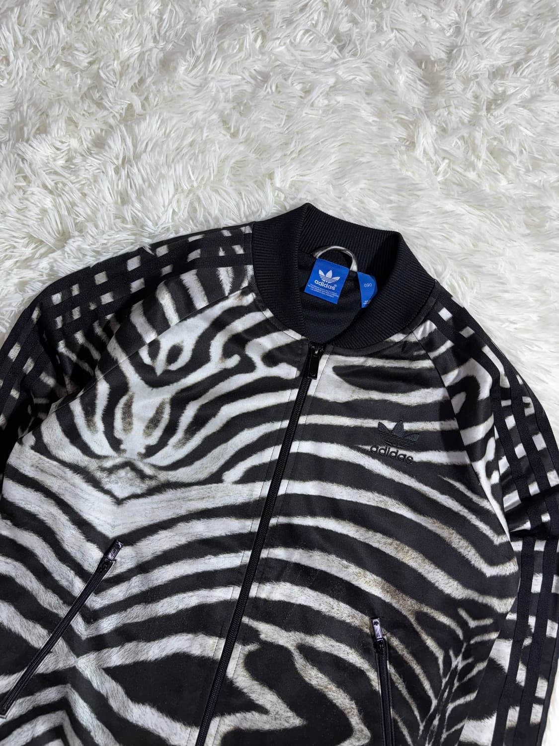 아디다스 지브라 패턴 빅로고 트랙탑  상품이미지6