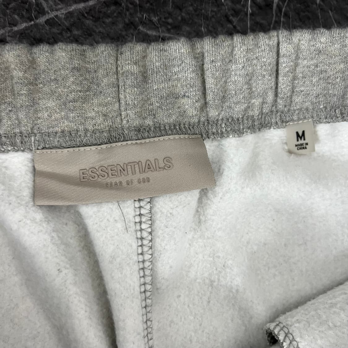 피어오브갓 에센셜 로고 스웻 조거 팬츠 그레이 상품이미지6