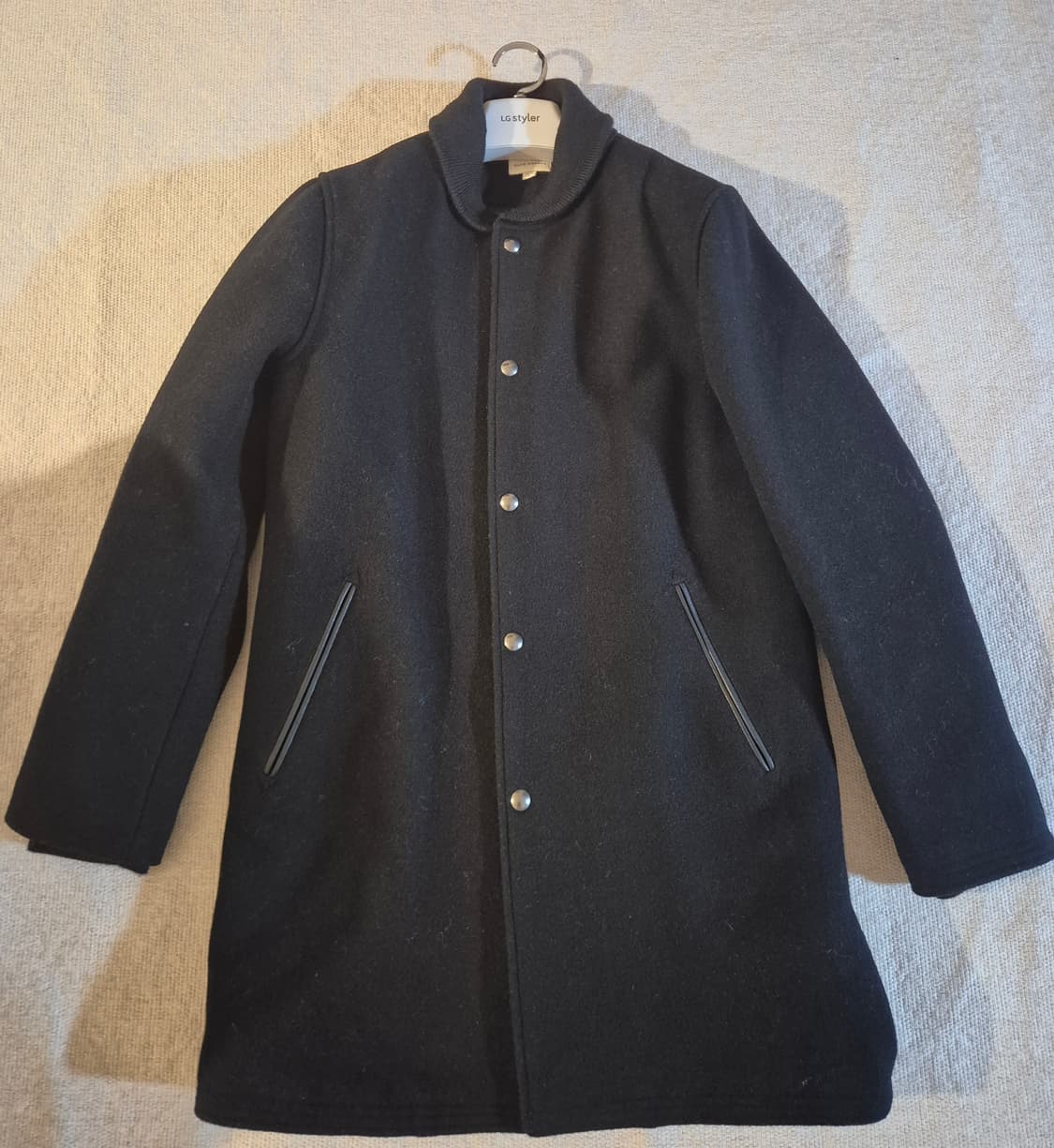 클럽모나코 남성 블랙 코트 S(95~100) 상품이미지1