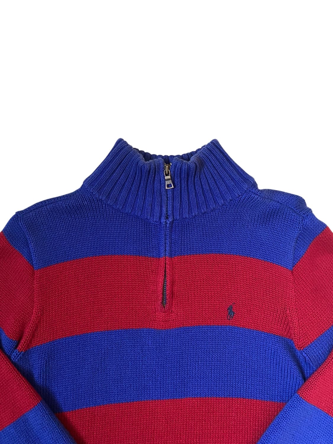 폴로 스트라이프 반집업 니트 (Woman L) AB1389 상품이미지4