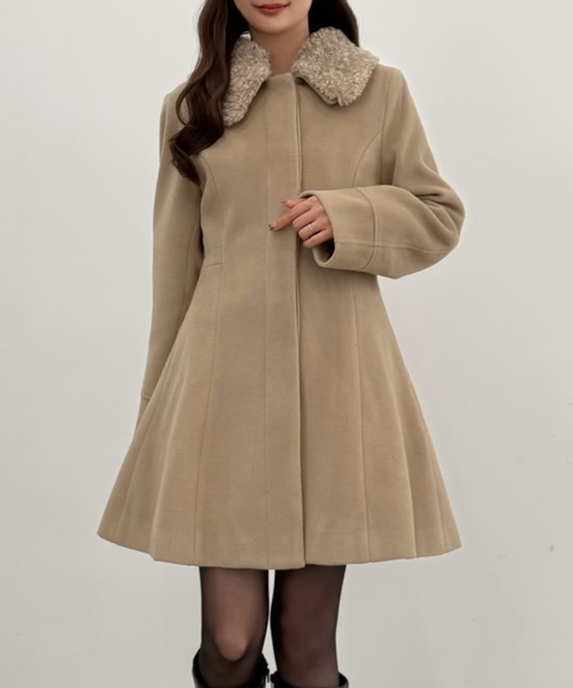 CENEA 코트 / 양산형걸리에블린올리브데올리브그레일 상품이미지1