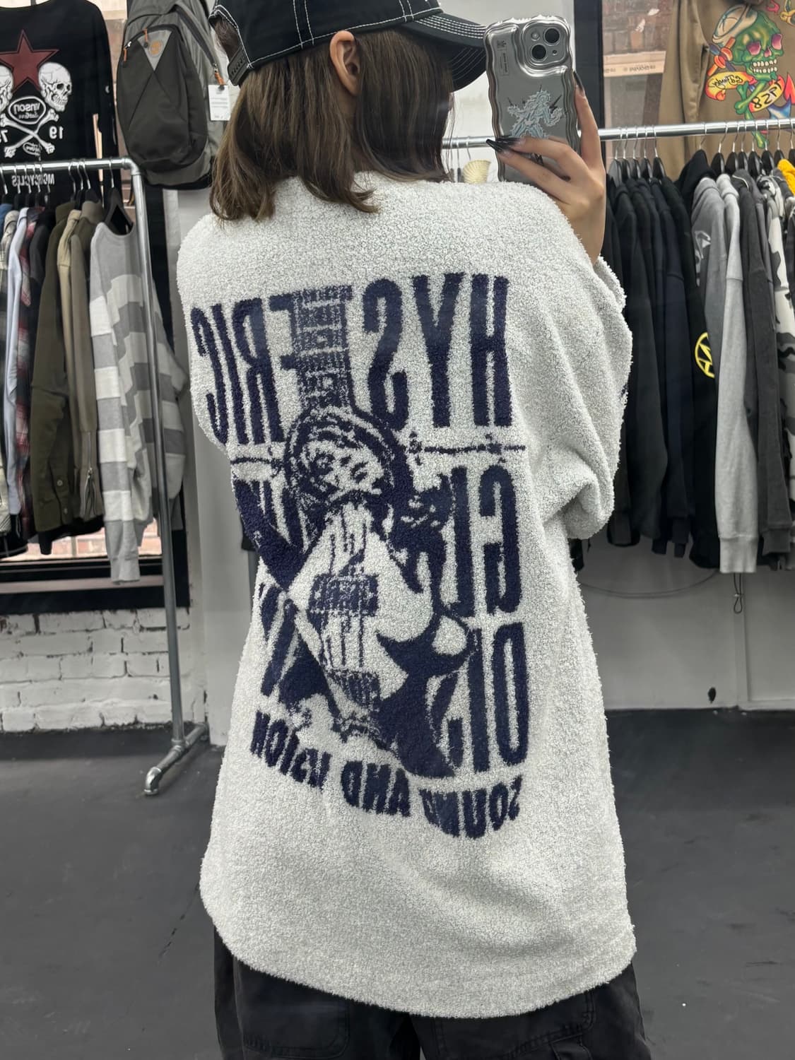 히스테릭 글래머 기타걸 테리 가디건 상품이미지1