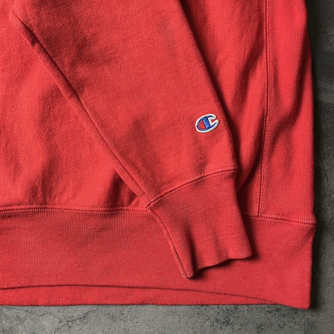 CHAMPION 챔피온 리버스위브 레드 액션 패널 후드티 A00372 상품이미지4