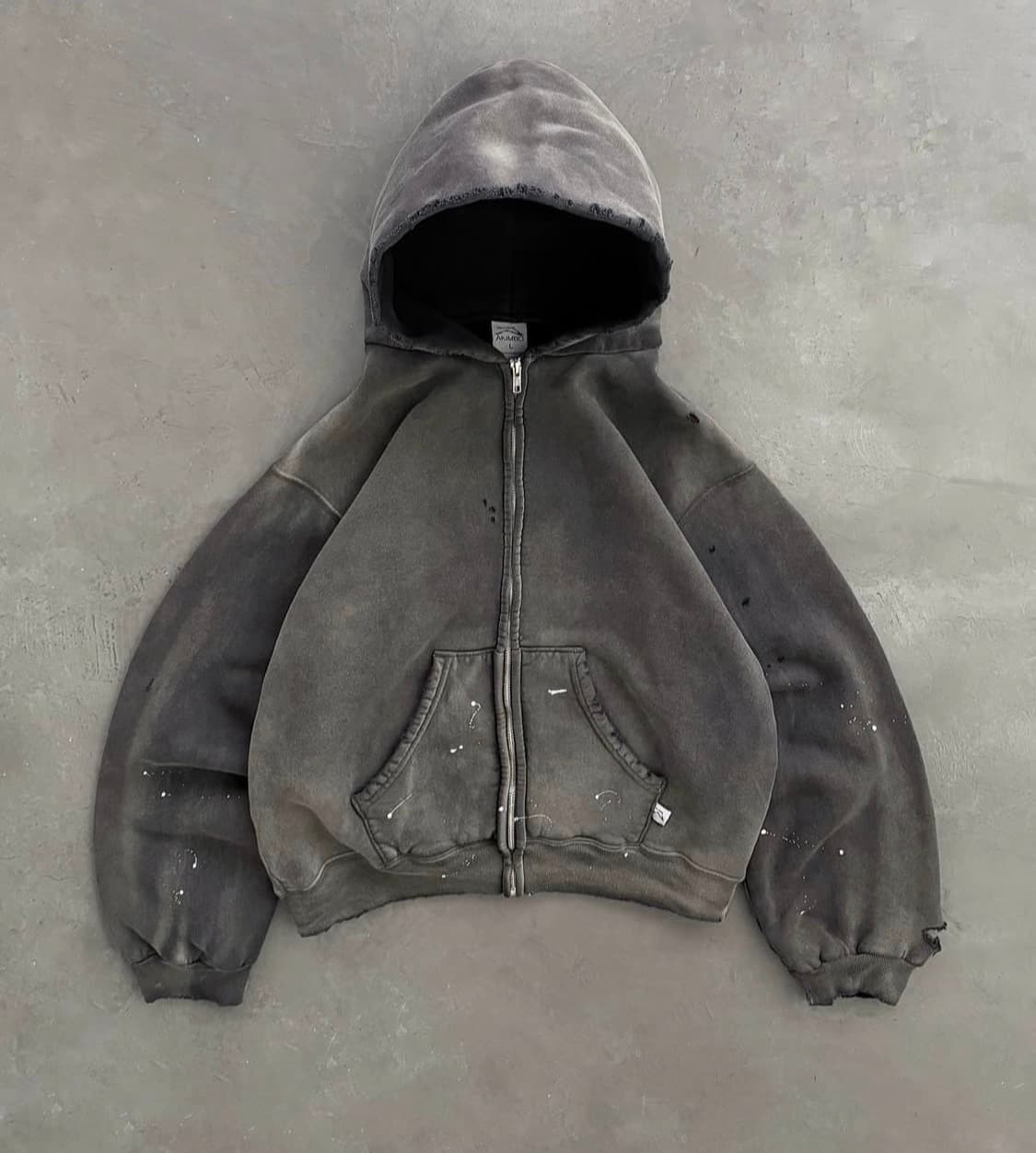 아킴보 클럽 워치 피커 썬페이디드 후드집업 상품이미지1