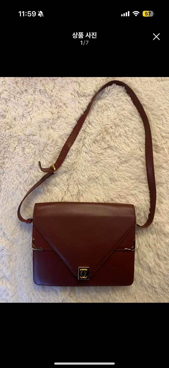 까르띠에 보르도 금장 크로스백 상품이미지1