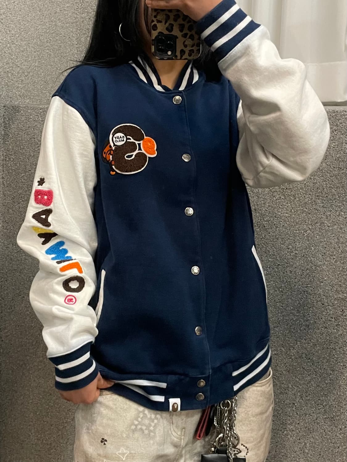 BAPE Baby Milo Stadium Jacket 상품이미지1
