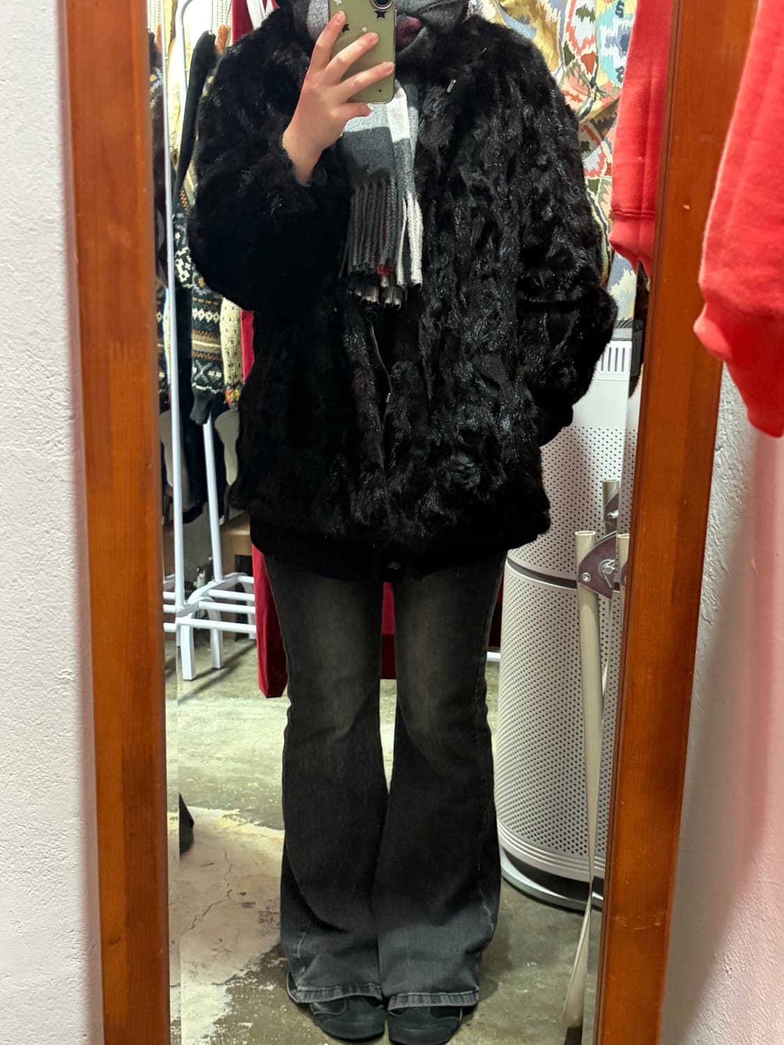 [m] jindo mink 100% 진도 밍크 퍼코트 상품이미지2