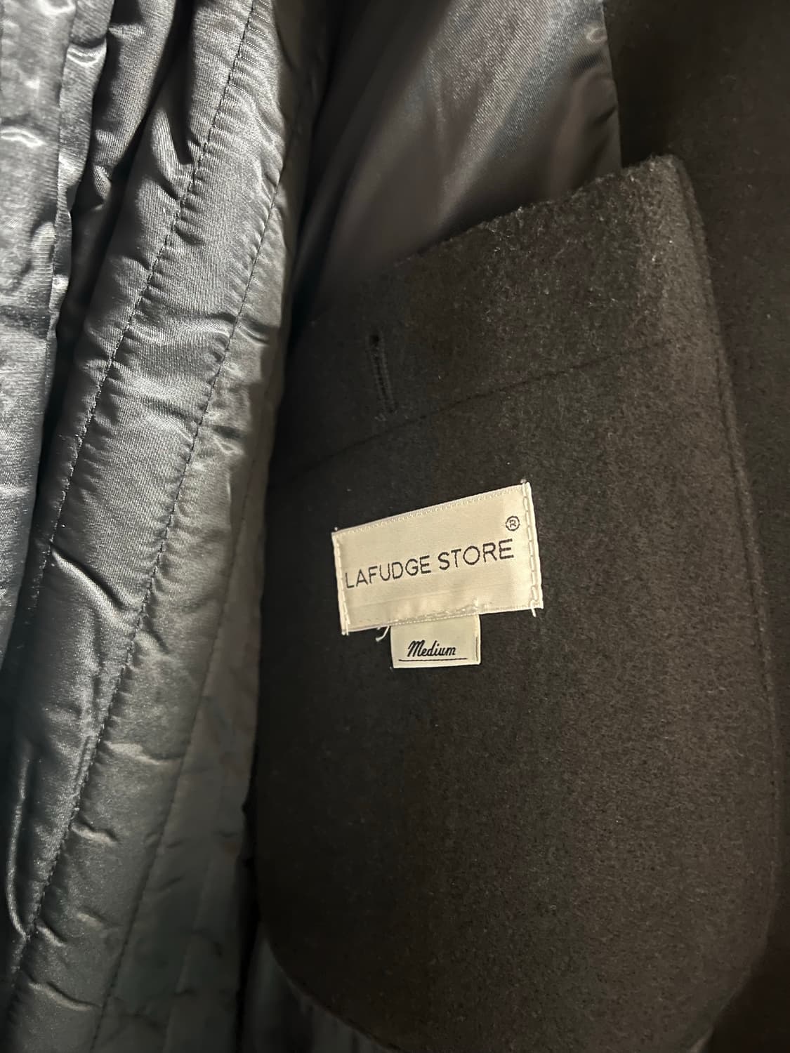 라퍼지 울 리치 발마칸 코트 M 상품이미지3