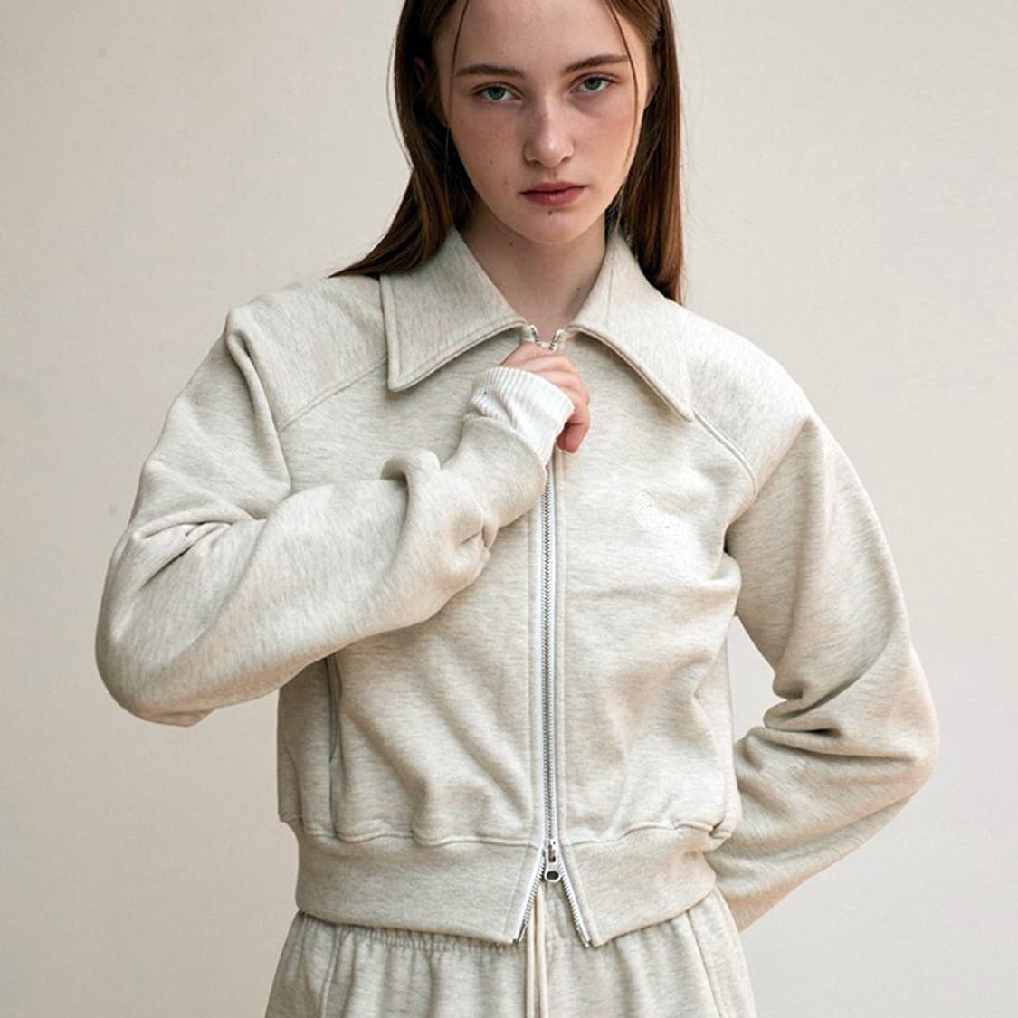 에잇데이즈어위크(EIGHT DAYS A WEEK) 기모안감 카라집업 프리 상품이미지2