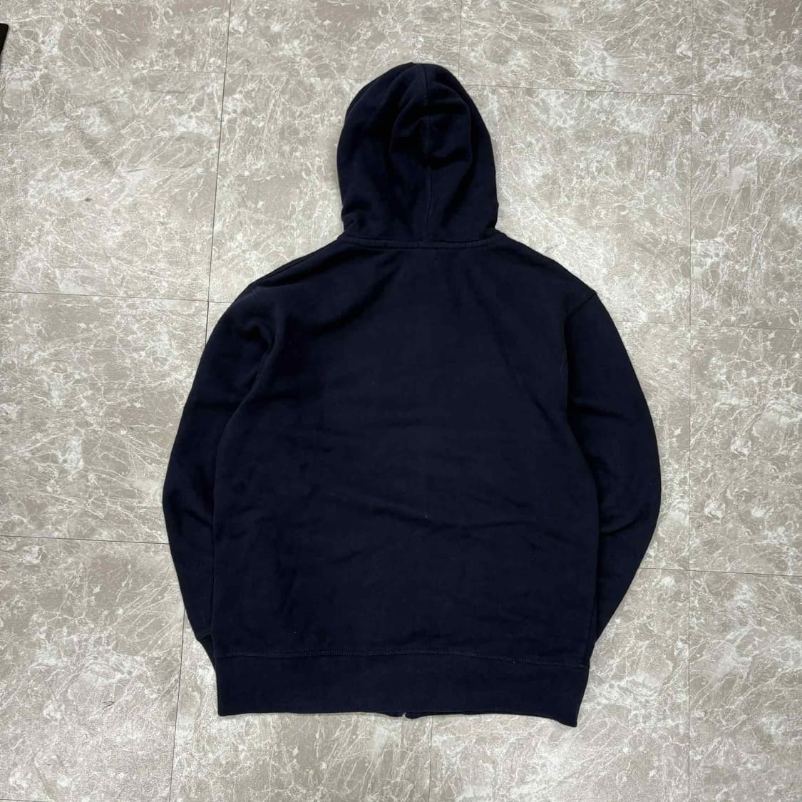 Gap 갭 네이비&화이트 스웻 후드집업 희귀져지 상품이미지3