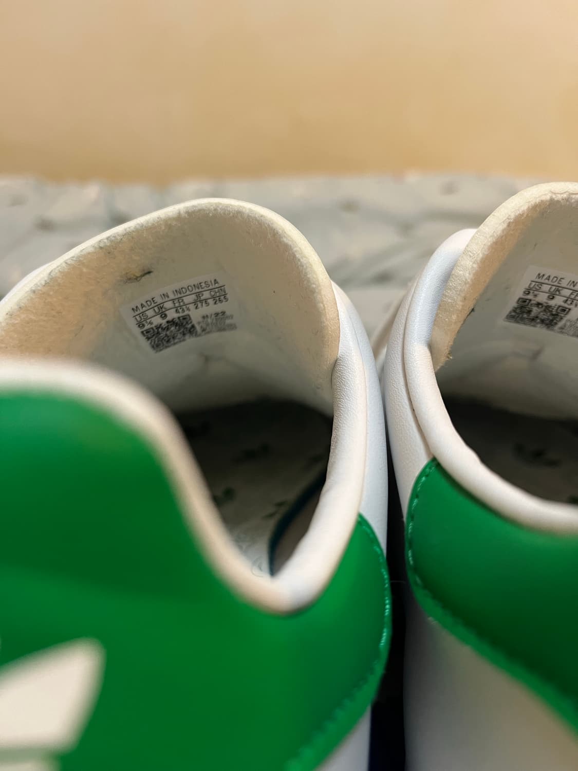 아디다스 스탠스미스 80s 클라우드 화이트 그린 275 상품이미지5