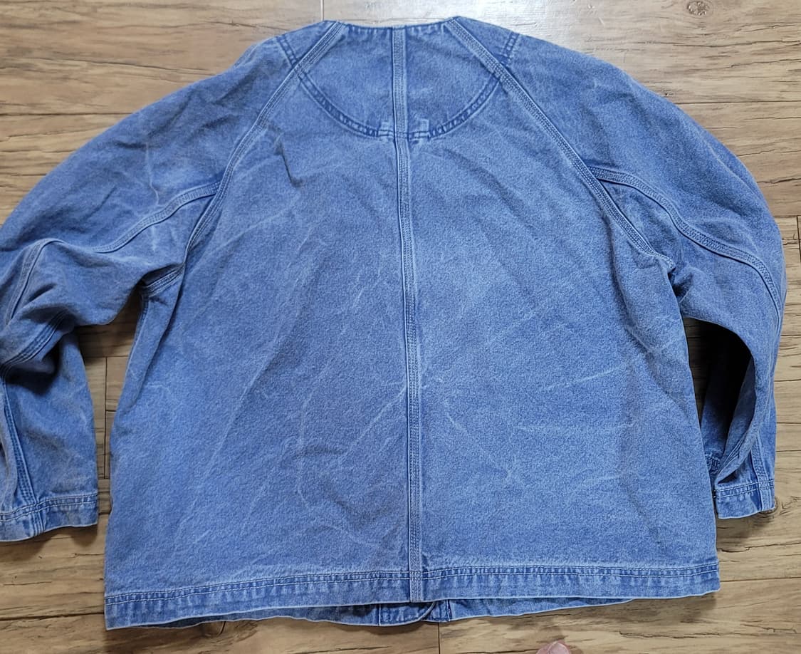 25ss 비이커 피그먼트 데님 워크자켓 상품이미지7