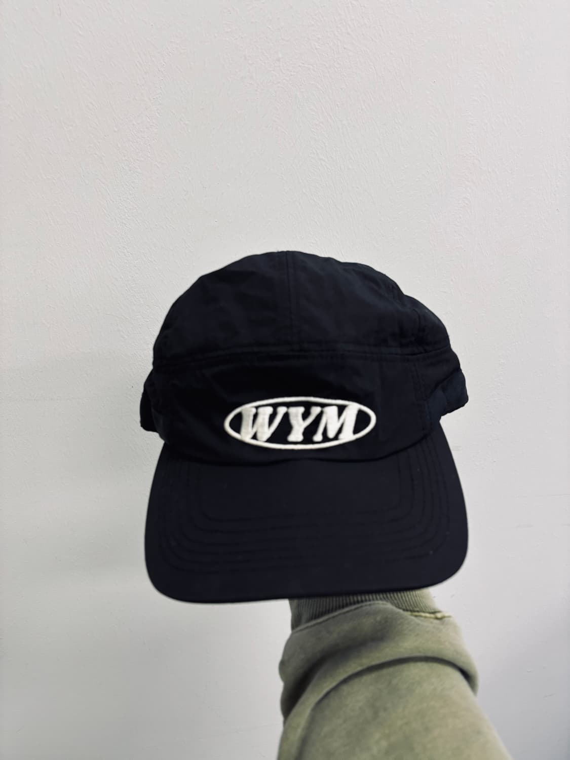 WOOYOUNGMI PARIS WYM 로고 블랙 캡 상품이미지1