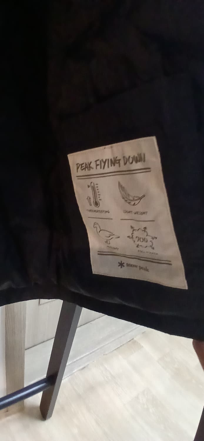 스노우피크 자켓 M (검정) 상품이미지3