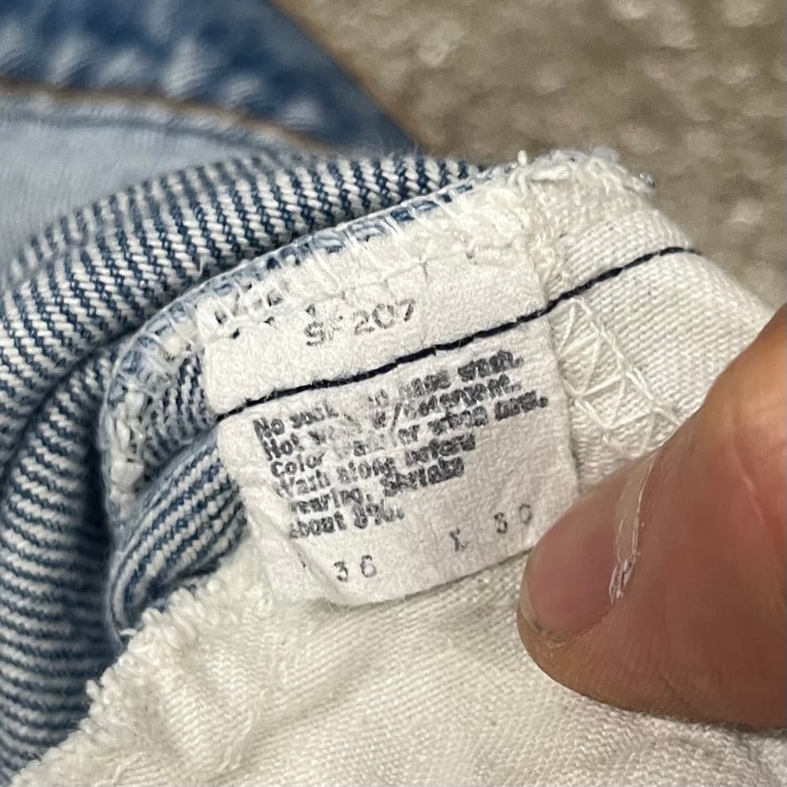 80s USA Levis517 데님 부츠컷 (35“) 상품이미지5