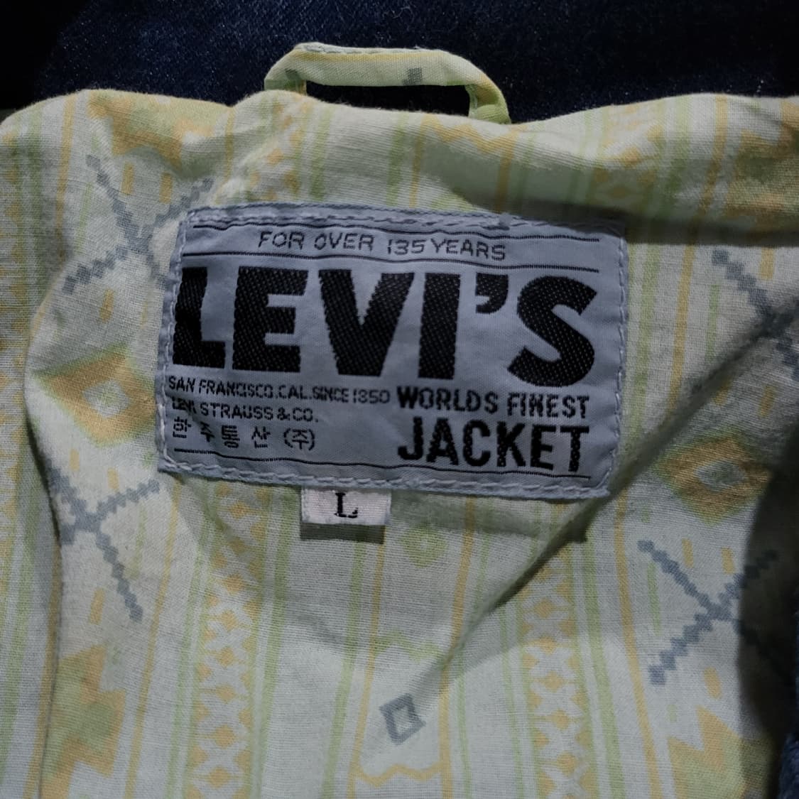 리바이스 80s 데님 워크 블레이저 자켓 (L) 상품이미지6