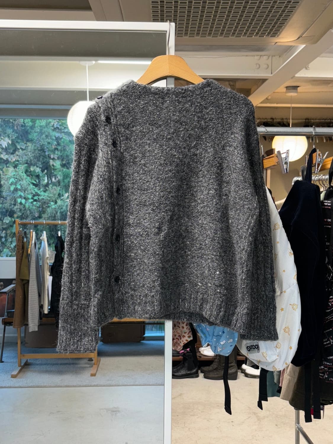 Intellection 단추 니트 상품이미지3