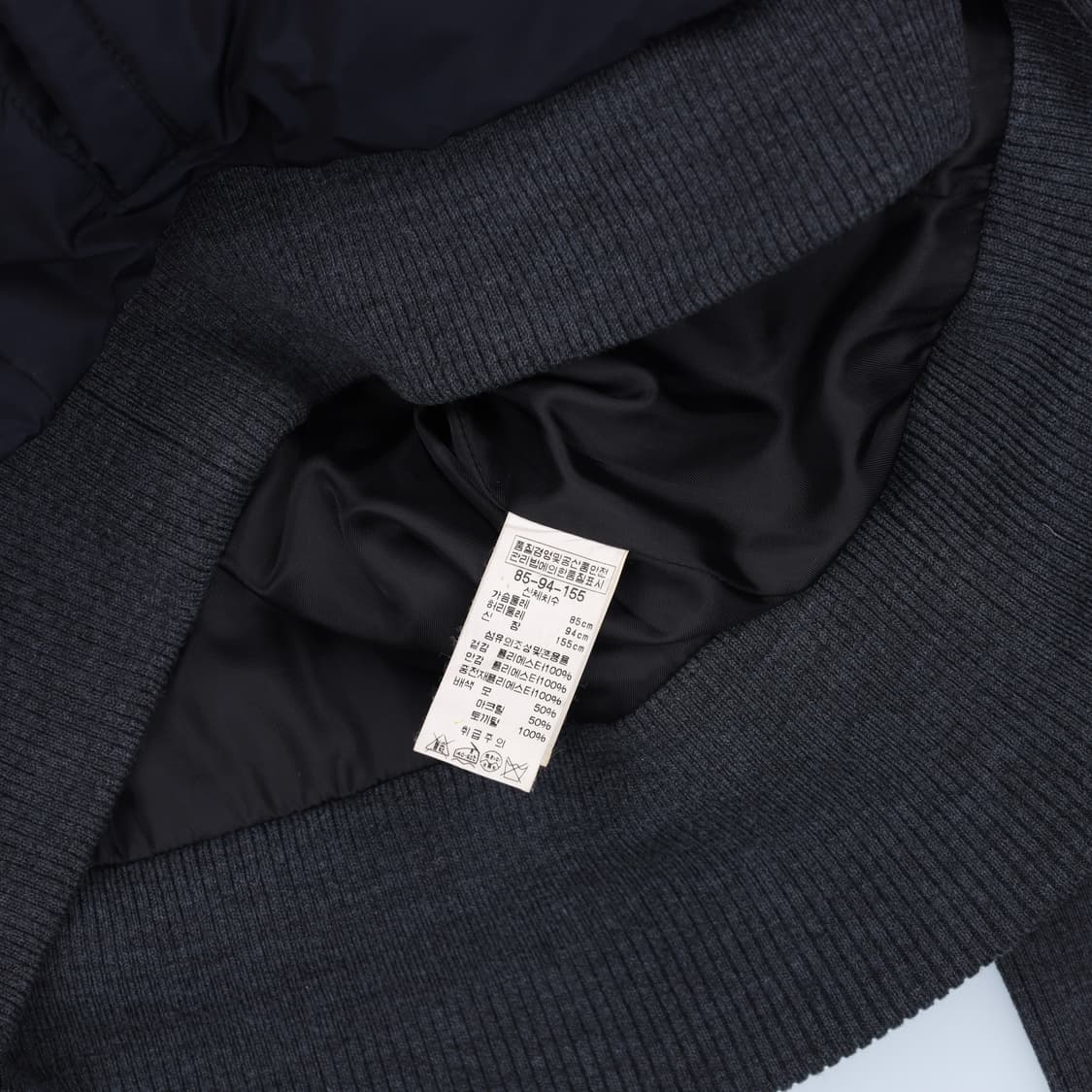 [85-94-155] 비씨비지 여성 토끼털 울 레이어드자켓 0102H1 상품이미지4