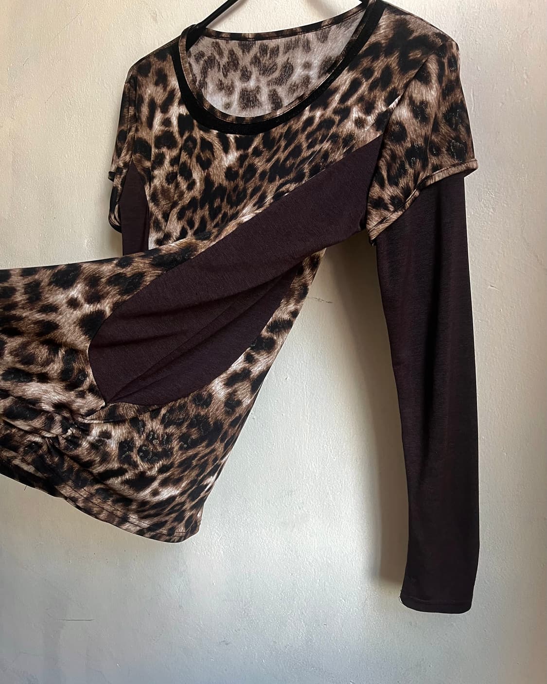 JPN Vintage Leopard Layered Long Sleeve 상품이미지7