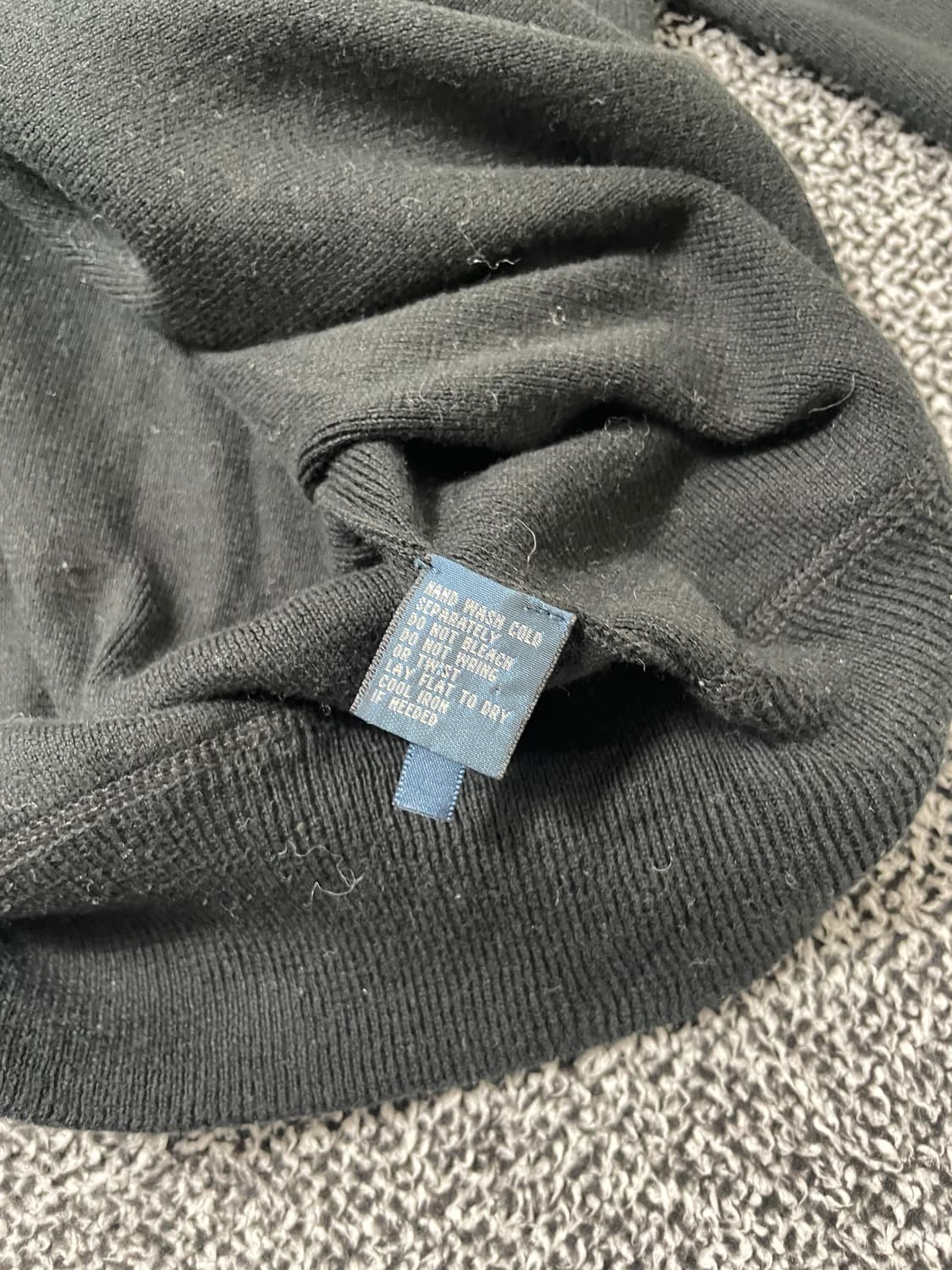 빈티지9. 폴로랄프로렌 코튼 니트 스웨터 블랙 퍼플 로고  상품이미지6