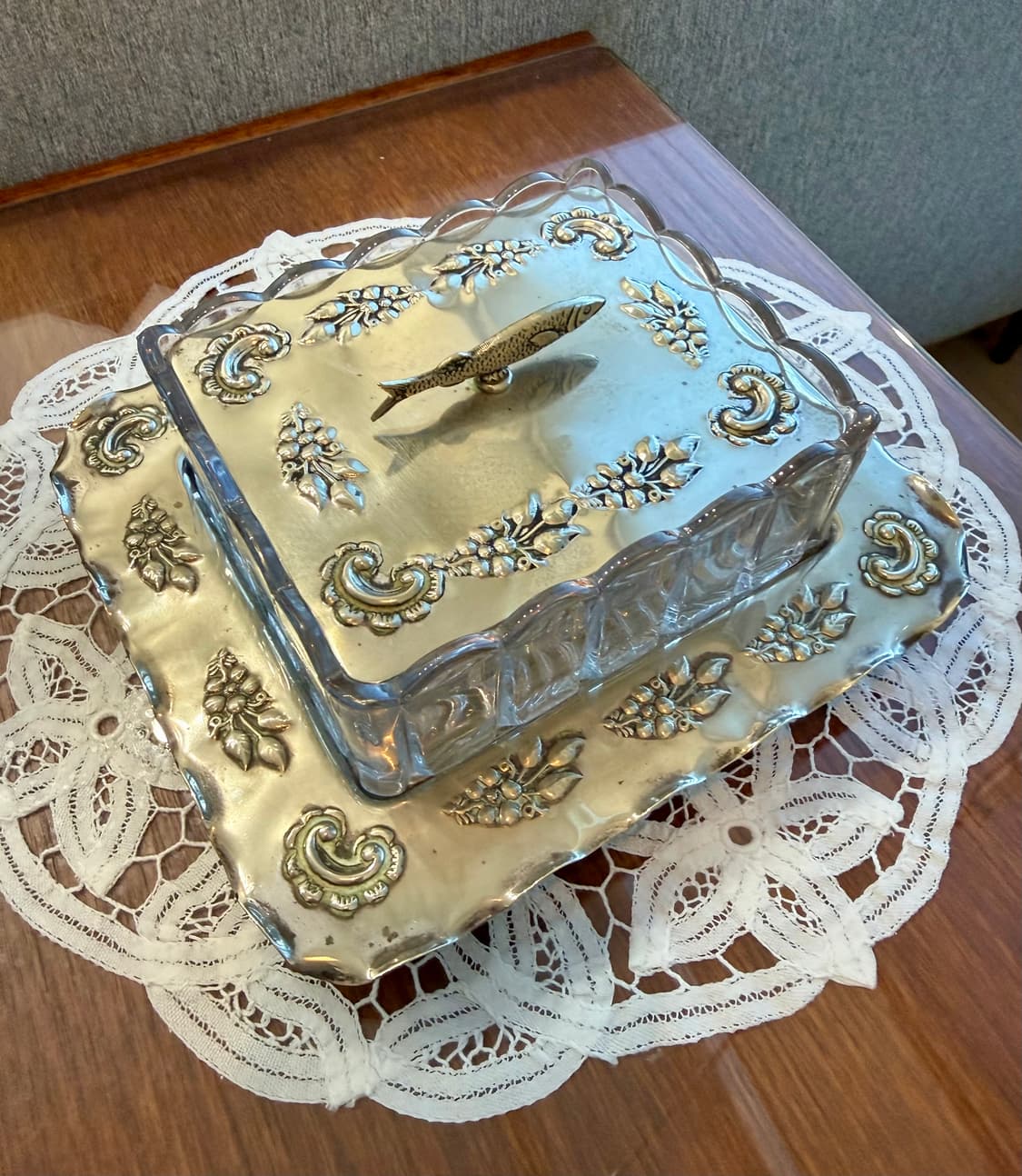 빈티지 EPNS 실버플레이트 정어리 디시 (Sardine Dish) 세트 상품이미지2