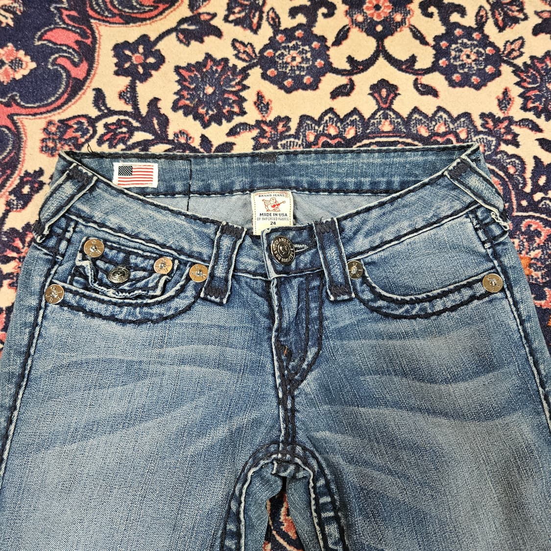 트루릴리전 00's 빌리 슈퍼 티 데님 팬츠 24 상품이미지5