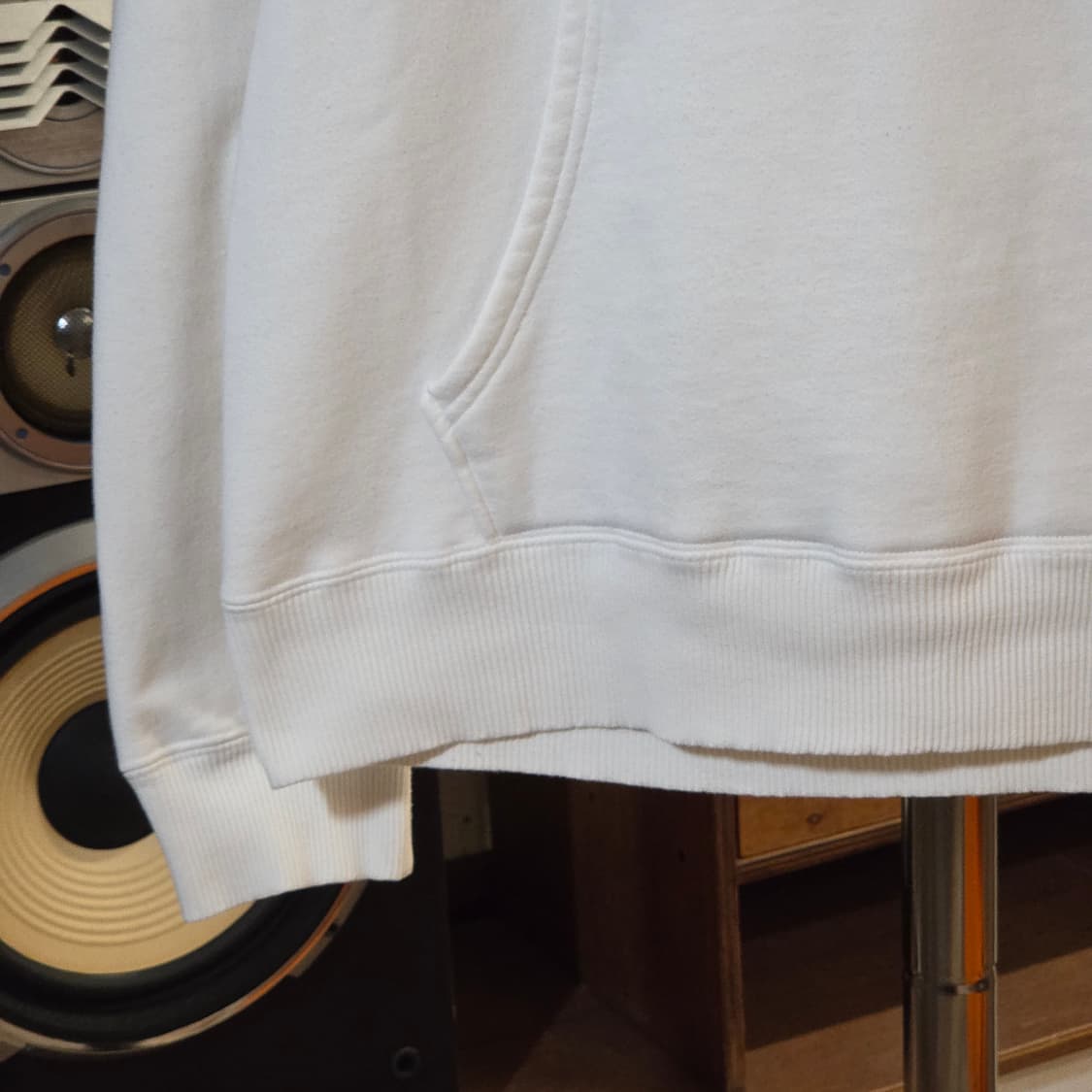 아비렉스 JPN 화이트 빅 로고 후드티 상품이미지4