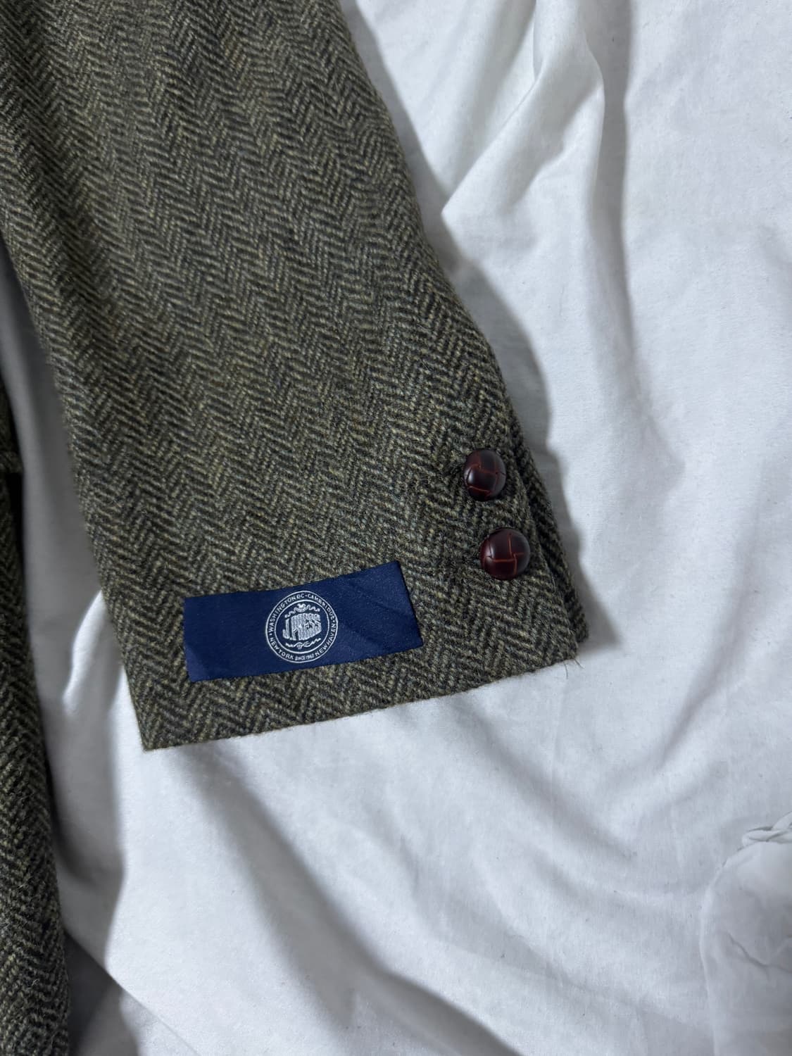 제이프레스 알파카 모헤어 헤링본 트위드 자켓 상품이미지4