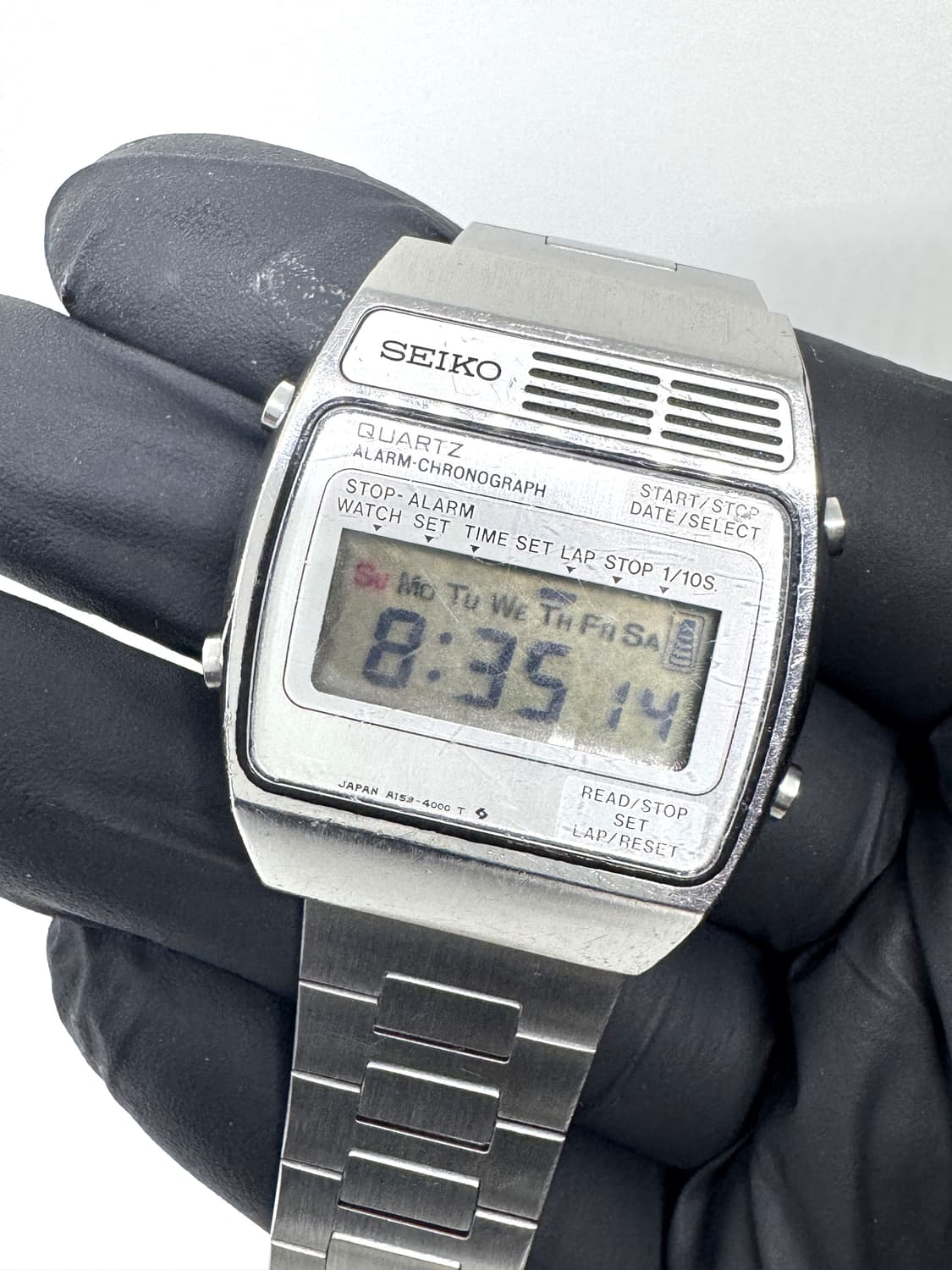 세이코 빈티지 풀메탈 시계 seiko A159-4000G 상품이미지5