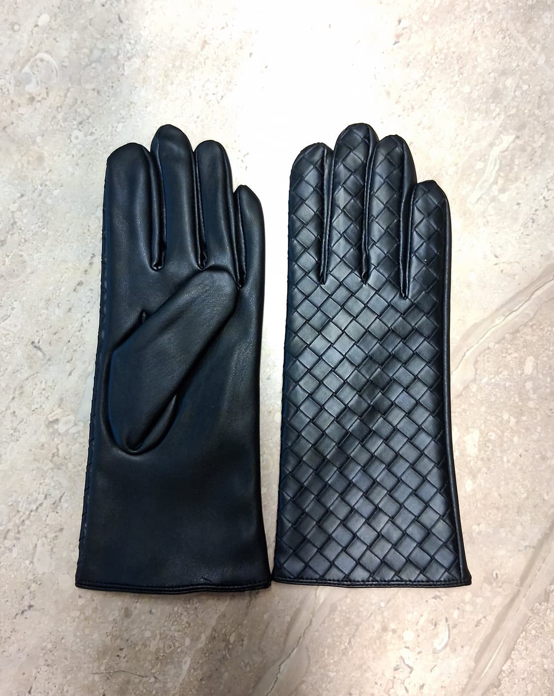 우븐 레더 여성용 장갑 (새상품) 상품이미지5