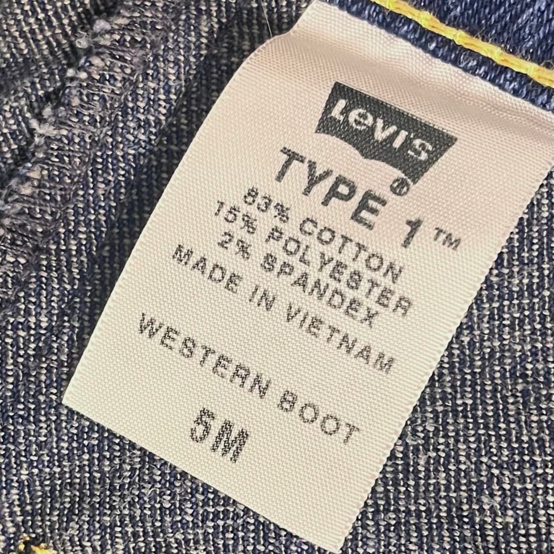 리바이스 타입원 WESTERN BOOT 데님팬츠 상품이미지5