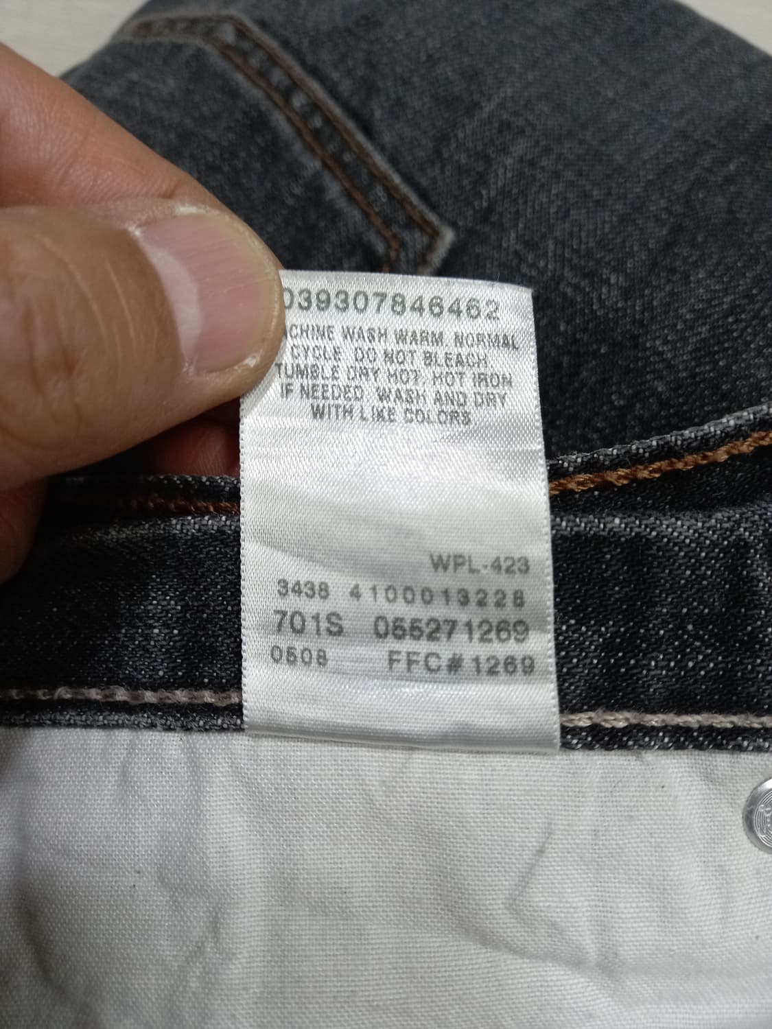 32 리바이스527 워싱 일자진 다크그레이 32-294 상품이미지9