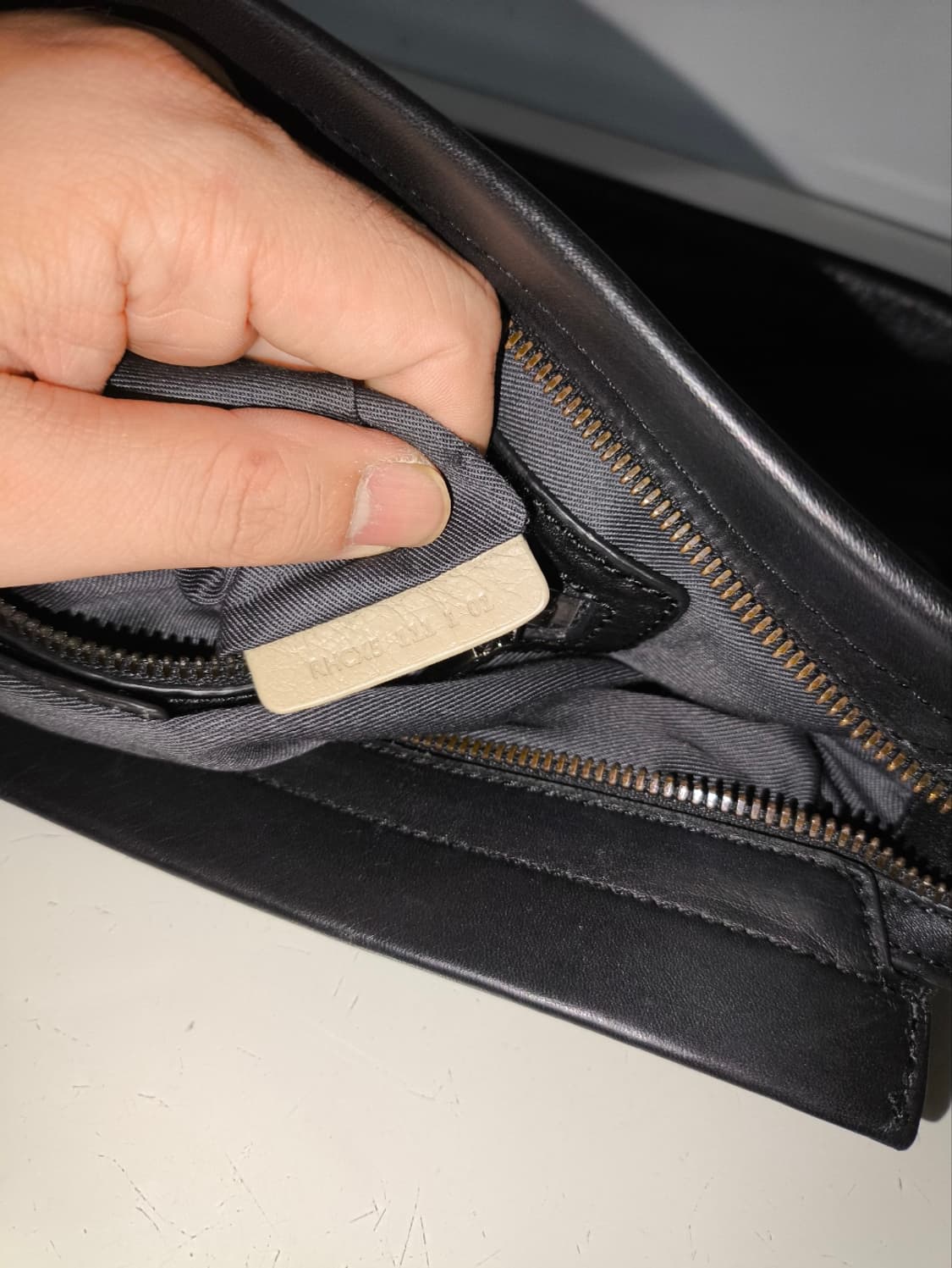 쿠론 천연가죽 클러치백 상품이미지7