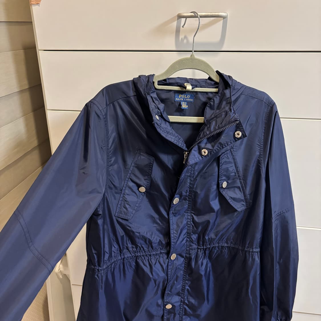 폴로 랄프로렌 네이비 후드 바람막이 자켓 상품이미지4