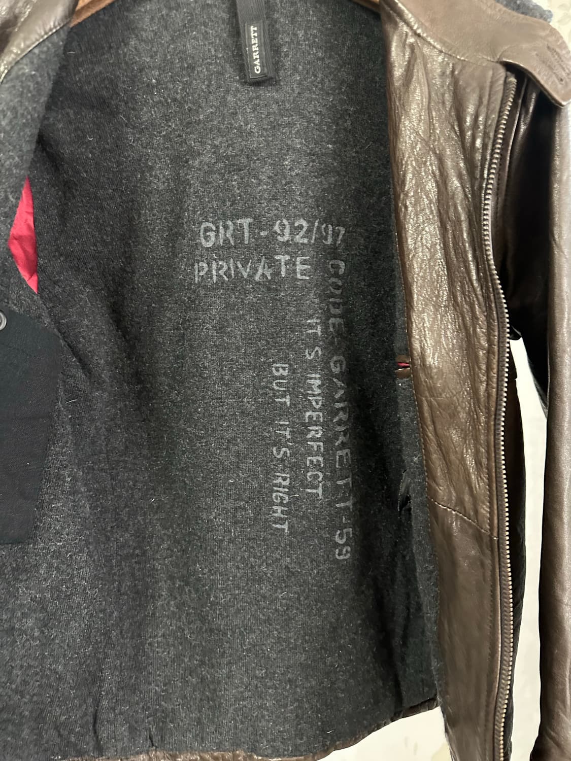 Garret italy leather jacket 95 상품이미지4